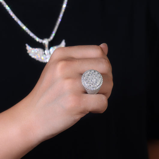 Anillo de Bodas Diamante Moissanita - Conjunto de Anillos Plateado en Plata S925 y Platino - Image 8