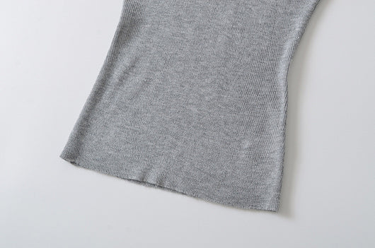 Blusa Ajustada de Lana Estilo Europeo - Cuello Redondo Liso y Elástico - Image 32