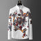 Camisa Manga Larga para Hombre con Detalles en Strass y Acabado Premium