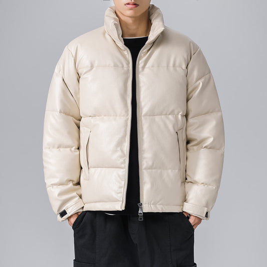 Chaqueta Acolchada de Corte Amplio para Hombre