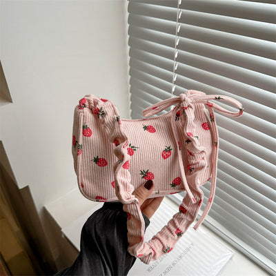 Bolsa Cuadrada de Pana Versátil para Commuter - Image 8