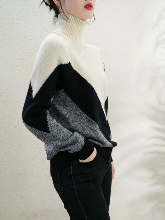 Suéter Cuello Alto de Lana Merino - Prenda Base Versátil - Image 15