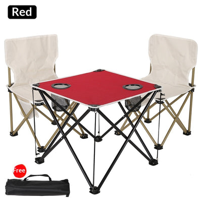 Juego de Mesa y Silla Plegable para Camping - Tela Impermeable Oxford - Image 6