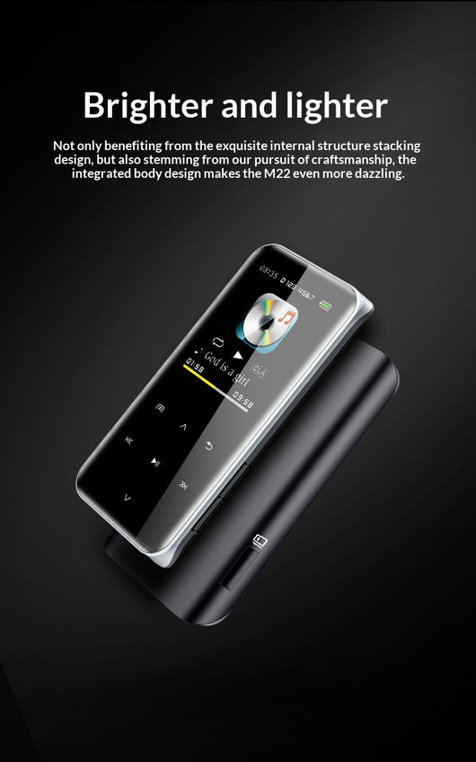 Reproductor MP4 Portátil M22 con Pantalla Táctil 1.8" y Bluetooth para Estudiantes - Image 7
