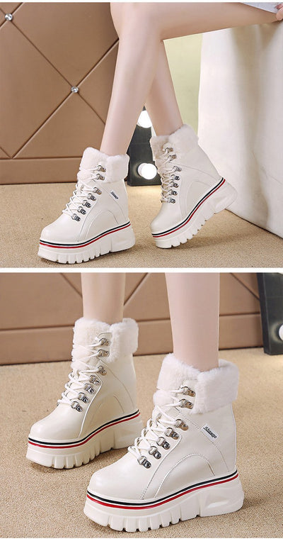 Botas Casuales de Suela Gruesa para Mujer - Otoño e Invierno - Image 13