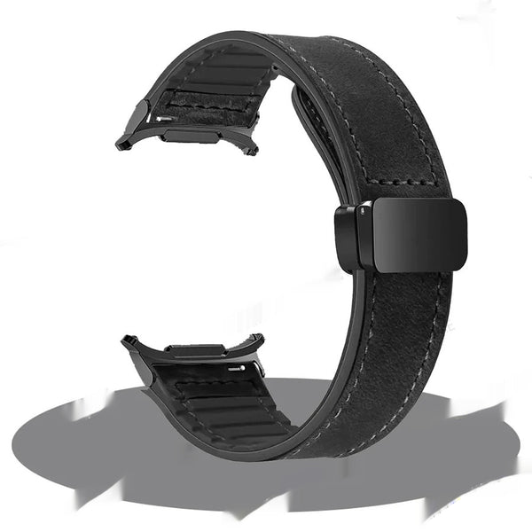 Correa Magnética Galaxy Watch de Cuero y Silicona para Hombre