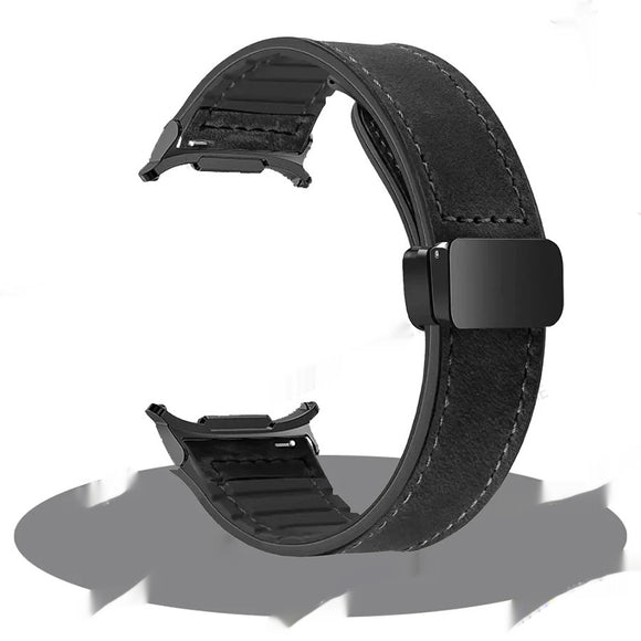 Correa Magnética Galaxy Watch de Cuero y Silicona para Hombre