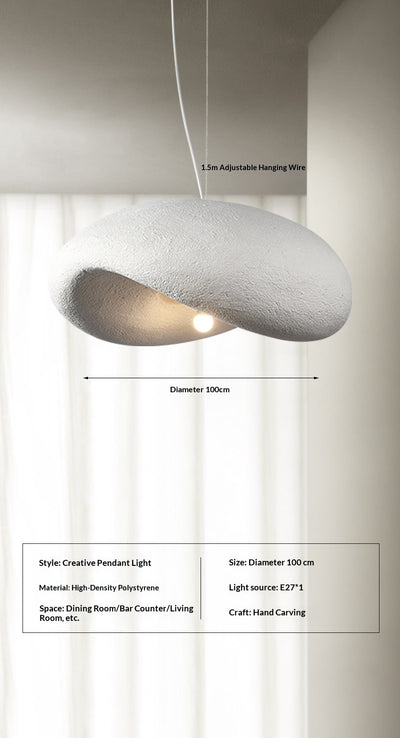 Lámpara de Techo Wabi Sabi para Comedor, Loft y Espacios Modernos - Image 5