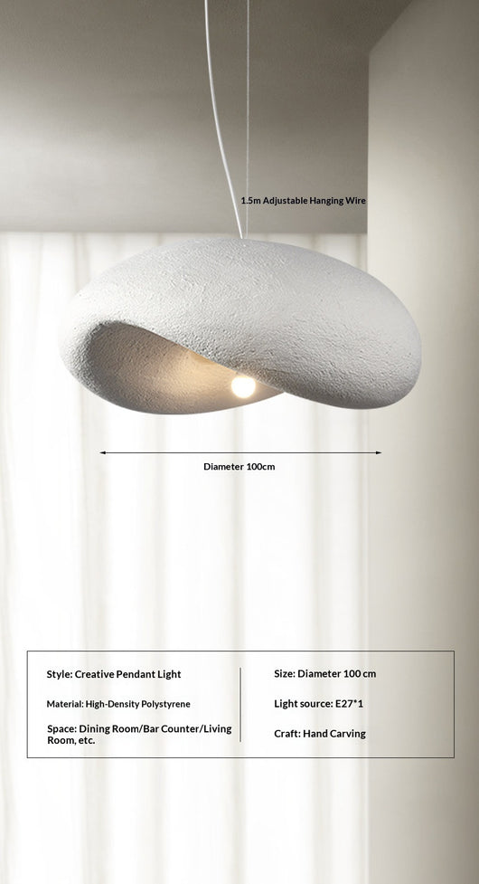 Lámpara de Techo Wabi Sabi para Comedor, Loft y Espacios Modernos - Image 5