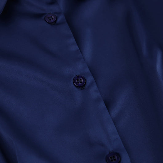 Vestido Camisero Elegante con Hombreras - Image 7