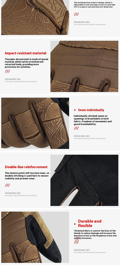 Guantes Tácticos para Ciclismo y Motocicleta con Pantalla Táctil - Image 15