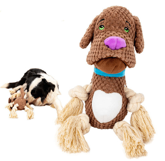 Juguete de Peluche para Perro con Sonido y Cuerda Resistente - Image 11