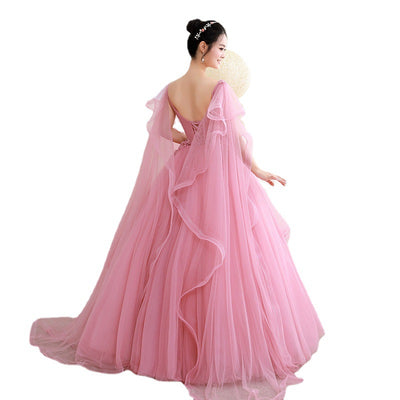 Vestido Largo de Malla Fairy Dream con Efecto Degradado Elegante - Image 9