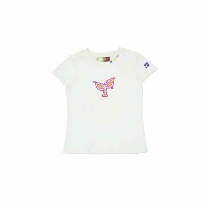 Camiseta Slim Fit Bordada Manga Corta para Mujer - Image 16