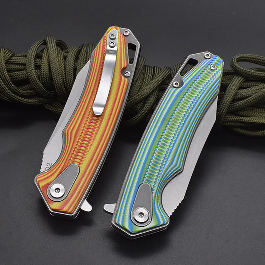 Cuchillo Plegable para Frutas con Mango de Espina de Acero - Image 15
