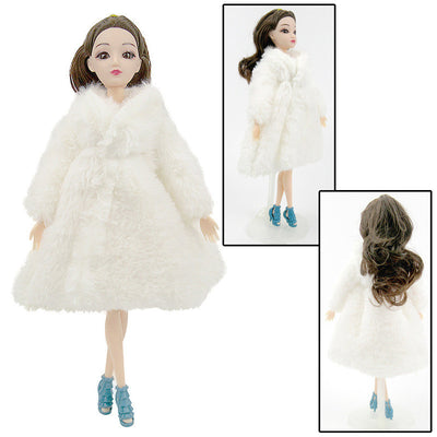 Abrigo de Peluche Elegante para Muñecas de Moda - Image 10