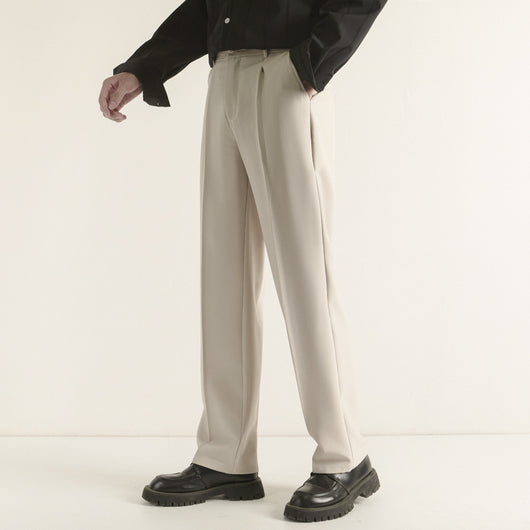 Pantalón de Traje Recto Casual Holgado para Hombre - Image 8