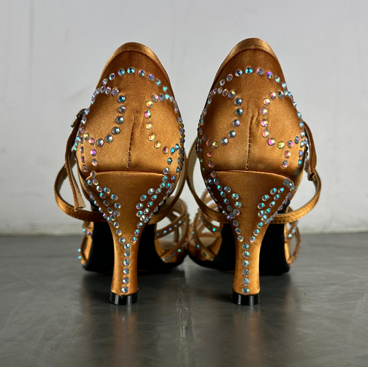 Zapatos de Baile Latino Diamond para Mujer - Tacón Alto Profesional - Image 4