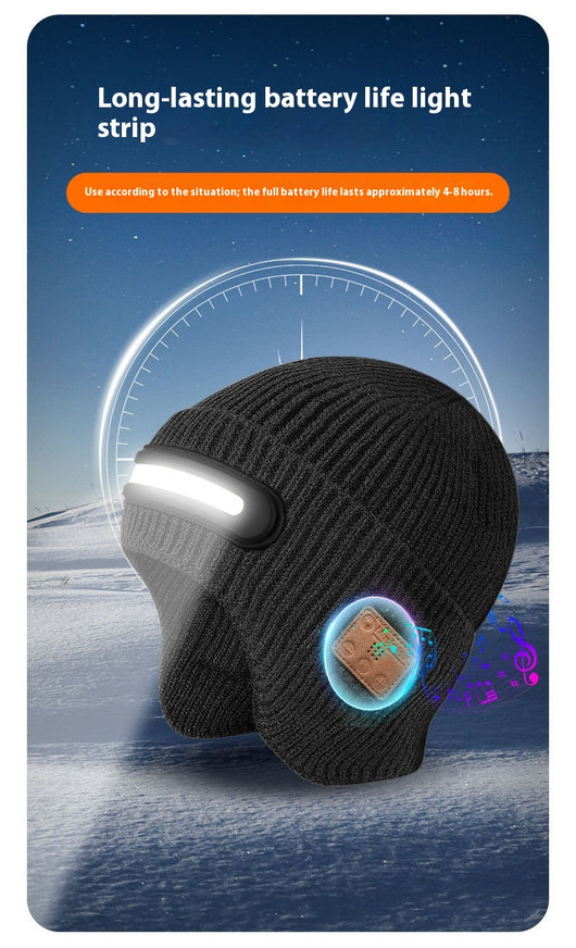 Gorro Tejido con Iluminación LED para Correr de Noche - Image 8