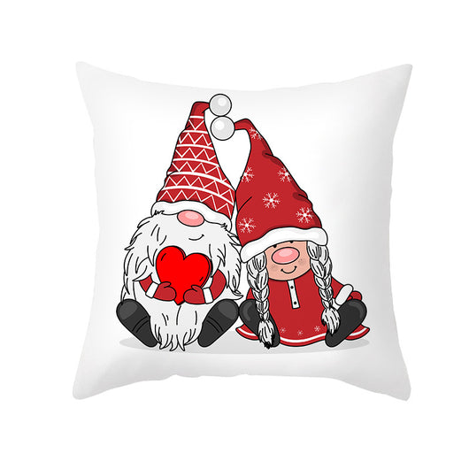 Funda de Almohada Día de San Valentín Letras Cartoon Roja - Tela Melocotón - Image 28