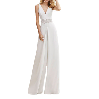 Jumpsuit Escotado Slim sin Mangas - Image 11