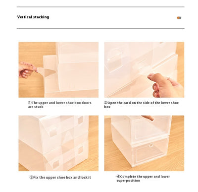 Caja Organizadora Transparente Plegable para Zapatos - Image 18