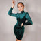 Vestido Ajustado de Fiesta con Espalda Descubierta