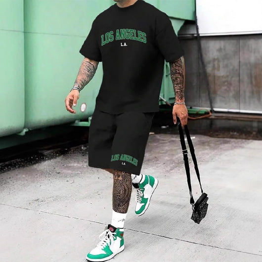 Traje Estampado 3D con Letras Personalizadas para Hombre - Image 4