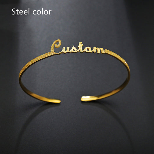 Pulseras de Acero Inoxidable Personalizadas con Diseños Grabados - Image 12