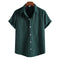 Camisa Casual a Rayas de Manga Corta para Hombre