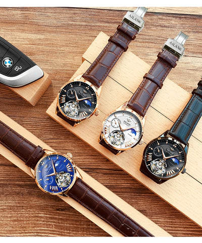 Reloj Automático Mecánico para Hombre con Esqueleto Visible y Resistencia al Agua - Image 32