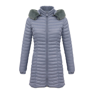 Abrigo Acolchado Ultraligero para Invierno - Parka Larga de Algodón Mujer - Image 7