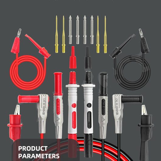 Kit Multifunción de Líneas de Prueba con Conector Directo y Punta Flexible