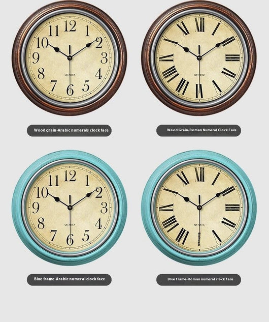 Reloj de Pared Retro Silencioso sin Perforaciones - Image 13