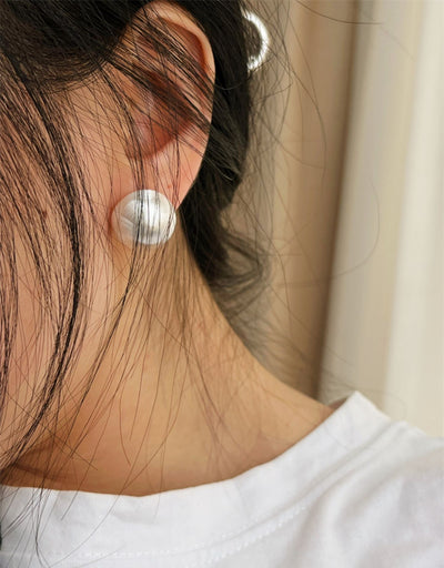 Aretes de Plata S925 Acabado Satinado - Lujo Accesible y Versátil - Image 12