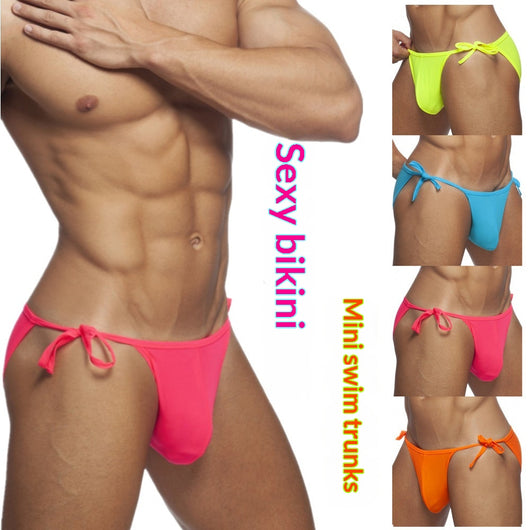 Shorts de Playa Hombre Cintura Baja con Cordón - Traje de Baño Moderno - Image 17