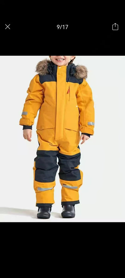 Traje de Esquí Impermeable y Térmico para Niños con Detalles Luminosos - Image 6