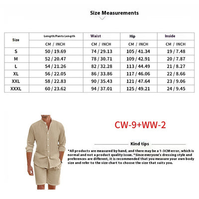 Conjunto de Verano para Hombre: Camisa Manga Corta y Shorts con Cordón - Image 11