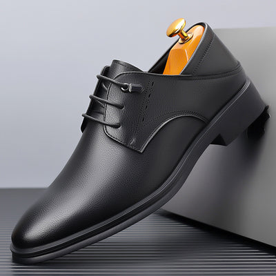 Zapatos de Vestir Ejecutivos en Cuero Suave con Punta Pronunciada - Image 7