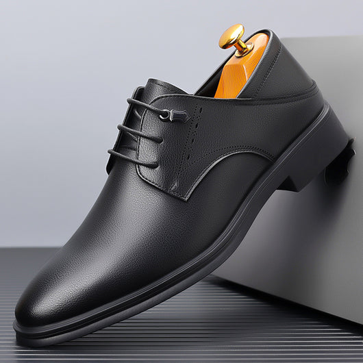 Zapatos de Vestir Ejecutivos en Cuero Suave con Punta Pronunciada - Image 7