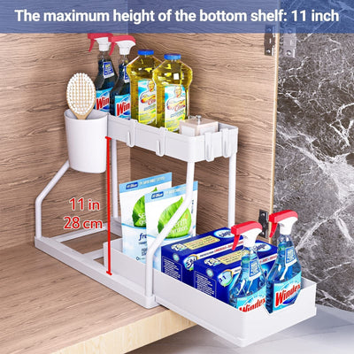 Estante Extraíble para Mesa con Almacenamiento Fácil de Desmontar y Limpiar - Image 9