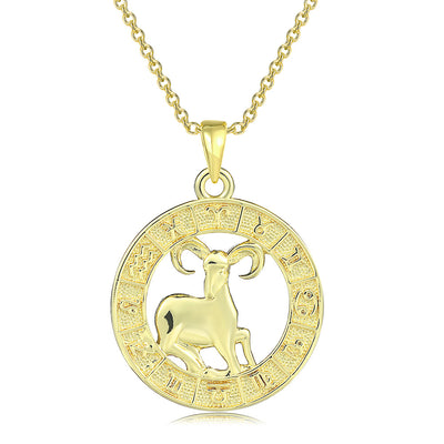 Collar Colgante de las Doce Constelaciones del Zodiaco - Image 27