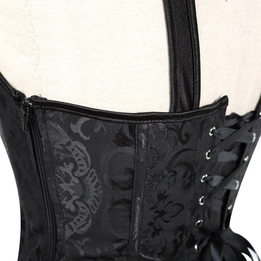 Faja Moldeadora Cuello Halter con Cierre y Patrón Jacquard - Image 12