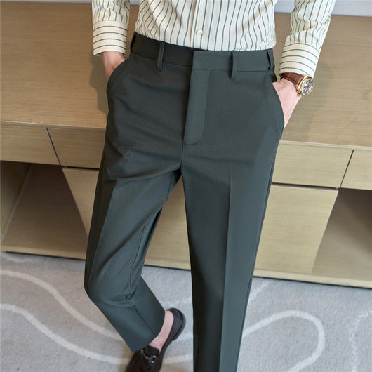 Pantalones Casuales Antiarrugas con Ajuste Moderno para Hombre - Image 12