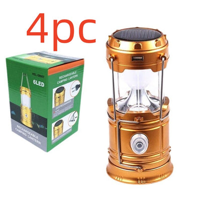 Lámpara Solar Portátil Multifunción para Camping, Emergencias y Puestos Comerciales - Image 11