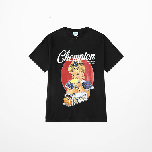 Playera Suelta Estampada para Parejas - Diseño Trendy Versátil - Image 4