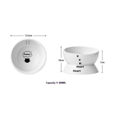 Comedero para Gatos con Protección Espinal y Borde Elevado - Image 6