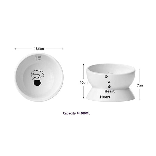 Comedero para Gatos con Protección Espinal y Borde Elevado - Image 6