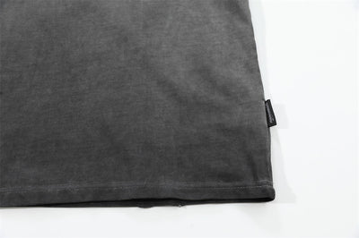 Camiseta Punk Desgastada de Manga Corta para Hombre - Image 14