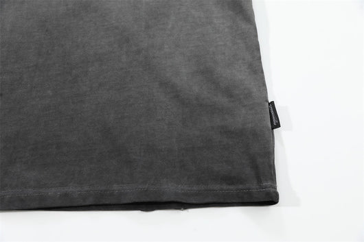 Camiseta Punk Desgastada de Manga Corta para Hombre - Image 14